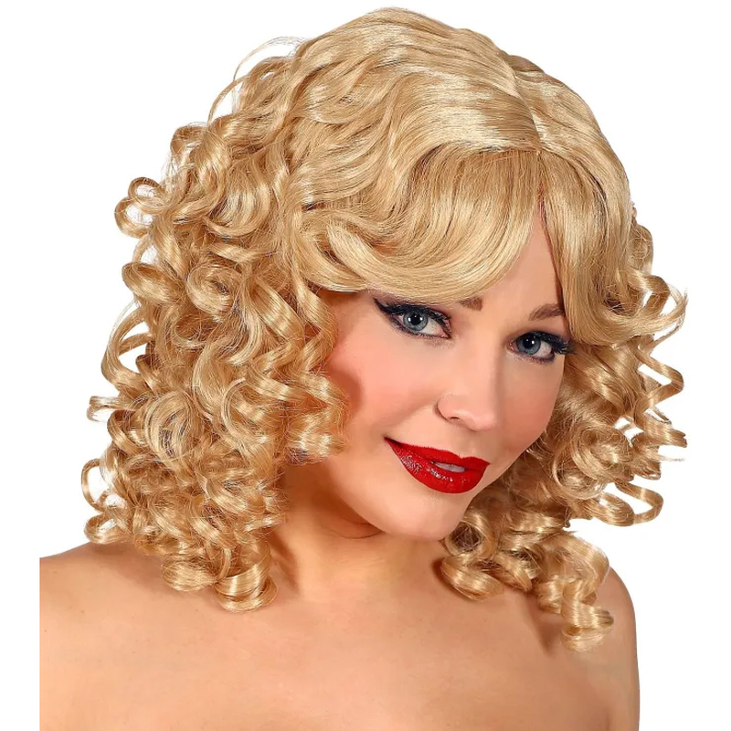 Veronica blonde wig, , medium-null