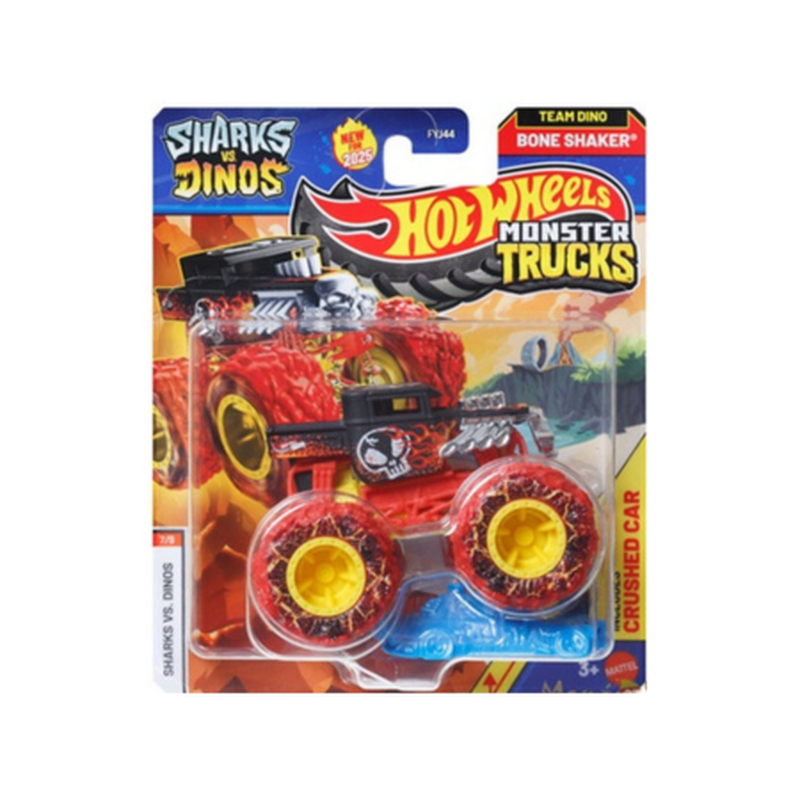 Hot wheels monster trucks 3y+ (1pc random selection) (fyj44), , medium-null