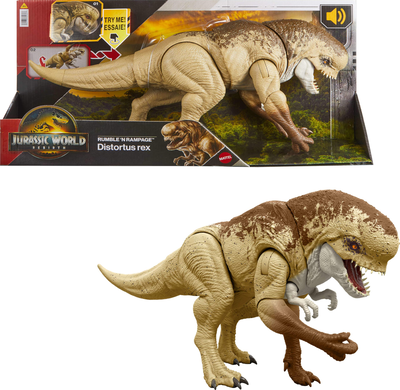 Jurassic world rebirth distortus rex action figure, , medium