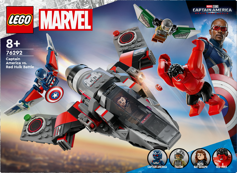 Lego marvel captain america vs. Red hulk battle 76292 for ages 8+ 223pcs, , medium-null