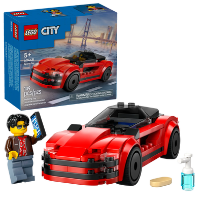 Lego city 60448 red sports car, , medium
