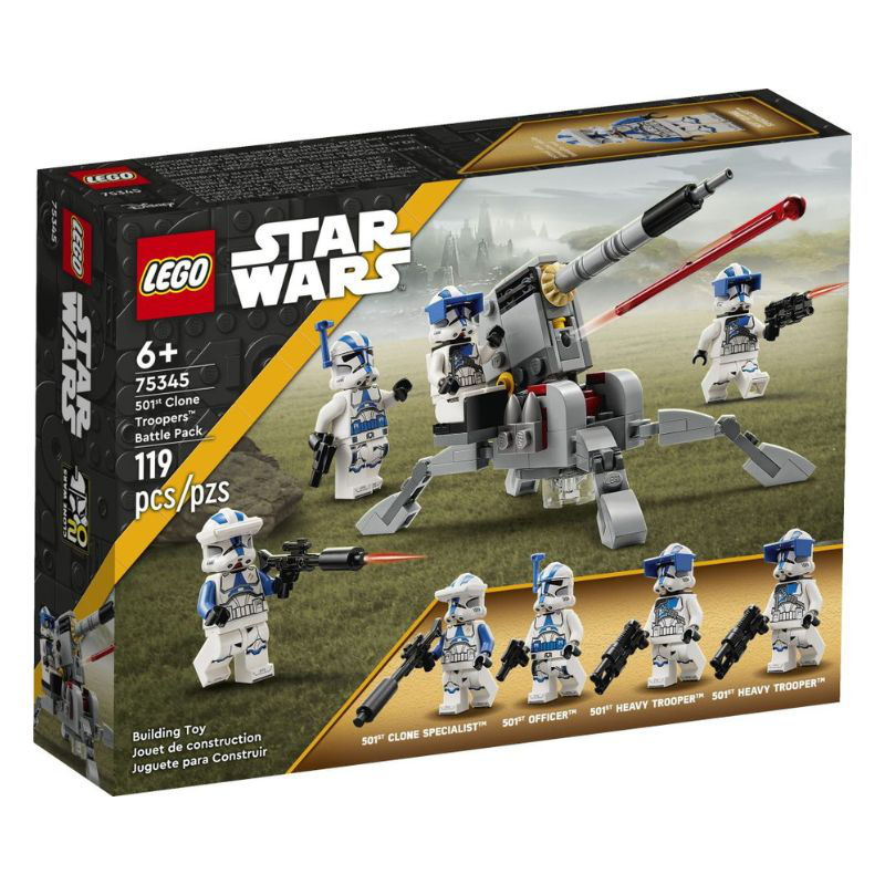 Lego 75345 star wars - 501st clone troopers battle pack, , medium-null