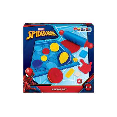 Marvel spiderman baking set dough, , medium