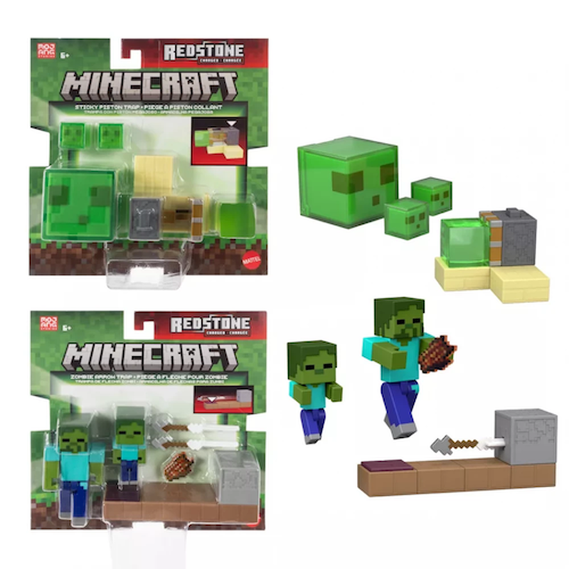 Minecraft redstone charged action figure and mechanism 6y+ (jkk00) (1 pcs - random selection), , medium-null