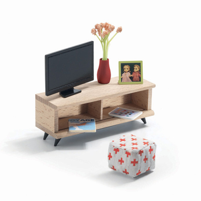 Djeco the TV room dolls houses, , medium