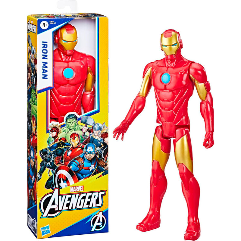 Marvel avengers iron man action figure - 4y+, , medium-null