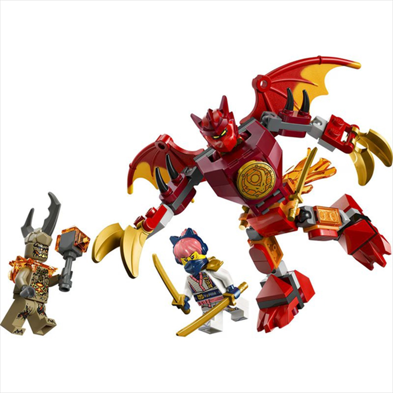 Lego 71851 ninjago - kais dragon mech battle pack, , medium-null