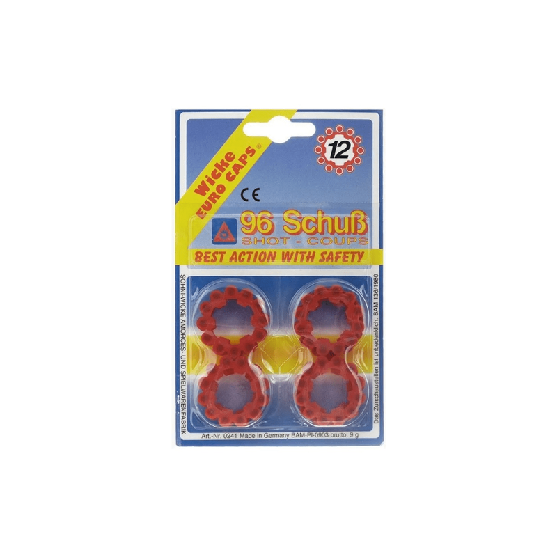 Product image: 12 shot caps, 96 shot, blister card, , medium-null