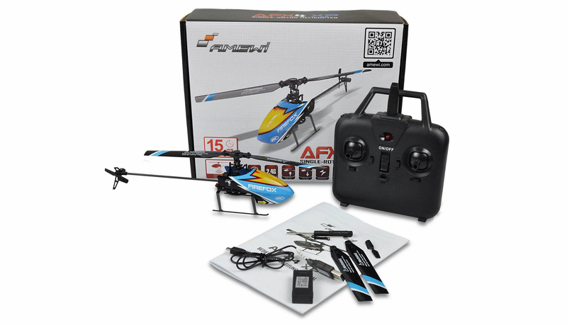 Amewi afx4 xp helicopter, engine type: electric engine. Battery technology: lithium polymer (lipo), battery capacity: 350mAh. Weight: 51 g, , medium-null