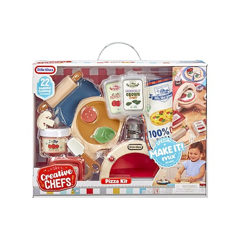 Little tikes creative chef pizza kit set 3y+ (488771), , medium-null