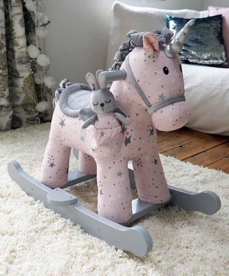 Little bird told me celeste & fae rocking unicorn 9m+, , medium