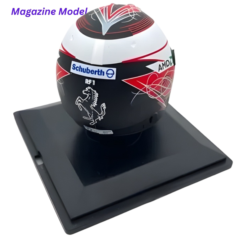 Magazine model 1/5 - spark kimi raikk&ouml;nen #6 ferrari f2007 formula 1 world champion 2007  helmet, , medium-null