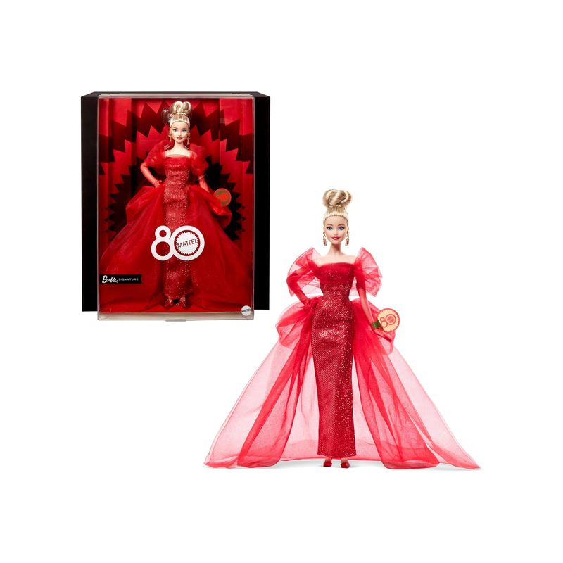 Barbie signature collectible doll 80th anniversary, , medium-null