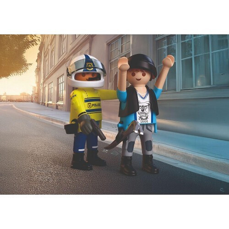 Playmobil motorcycle chase, , medium-null