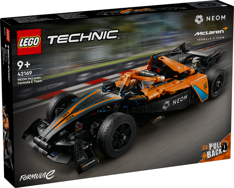 Lego technic neom mclaren formula e race car 42169 for ages 9+ 452pcs, , medium-null
