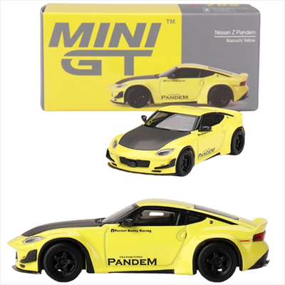 Mini gt 1/64 2024 nissan z 400 *pandem*, yellow, , medium
