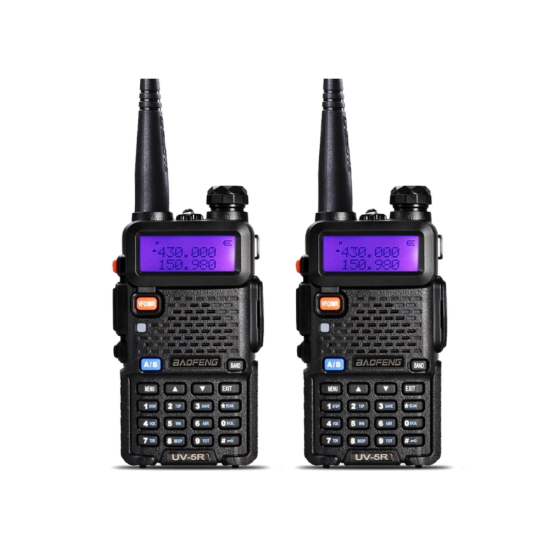 Baofeng 8w ασύρματοι πομποδέκτες ( ζεύγος) dual band vhf uhf 128 καναλια, , medium-null