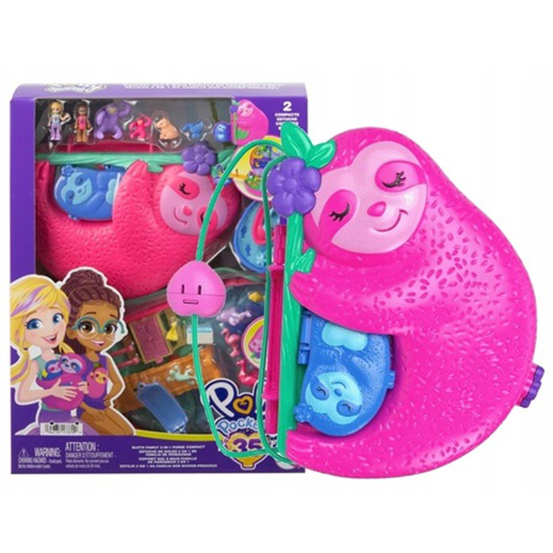 Polly pocket momma monkey & baby (gkj63) 4y+ (1pc random selection), , medium-null