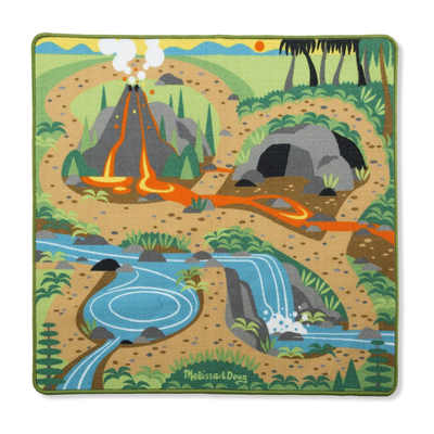 Melissa & doug 19554 around the rails train rug