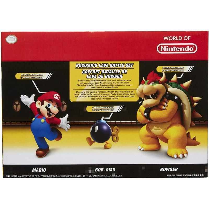 Nintendo super mario bowser lava battle set, , medium-null