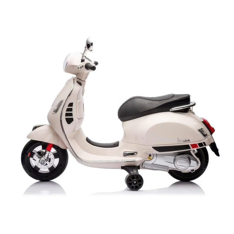 Vespa gts super electric 12v motorbike ride-on - white, , medium-null