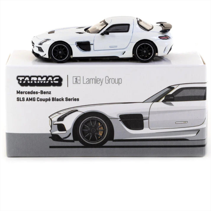 Product image: Tarmac 1/64 mercedes benz sls amg coupe black series, white metallic, , medium-null