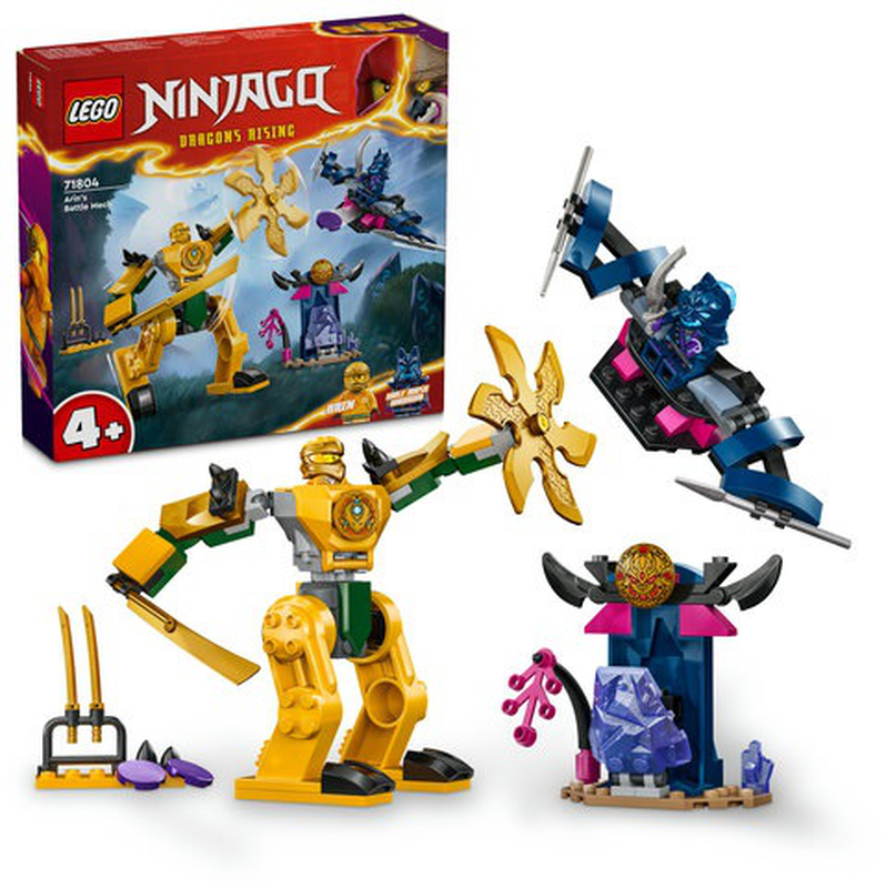 Lego ninjago arin's battle mech 4y+ (71804), , medium-null
