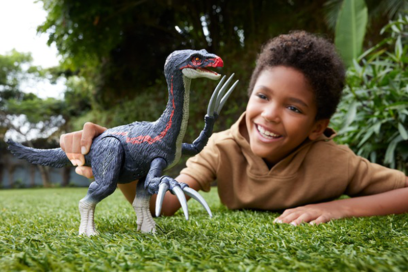 Jurassic world slash 'n roar therizinosaurus (jcg16) 4y+, , medium-null