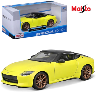 Maisto 1/24 2023 nissan 400z, yellow/black, , medium