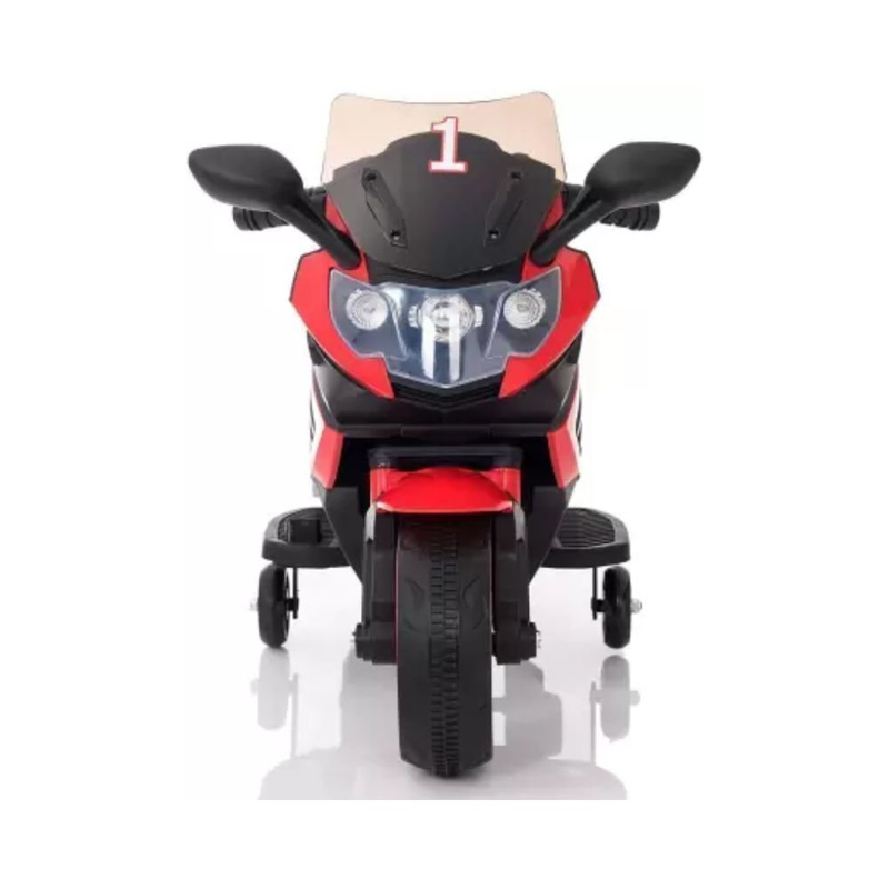 Ηλεκτροκίνητη μοτοσικλέτα 6v 4.5ah με φώτα, ήχο & mp3, διαθέσιμη σε κόκκινο, άσπρο και πράσινο, 3+ ετών-null