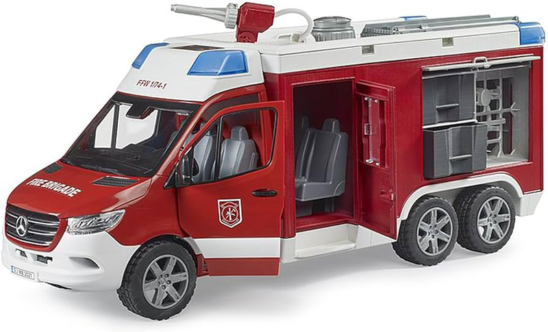 Product image: Bruder 02680 mb sprinter fire service rescue with light & sound 4y+, , medium-null