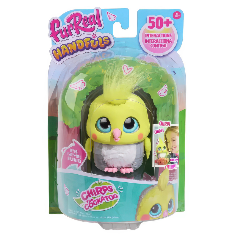 Furreal handfuls interactive pet - chirps the cockatoo, , medium-null