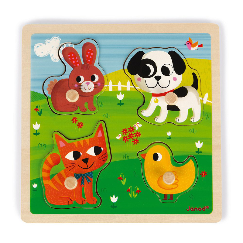 Tactile puzzle my first animals, , medium image number null