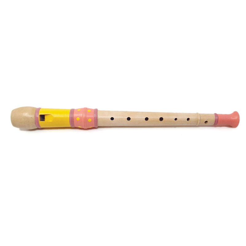 Wooden flute red-yellow, , medium-null