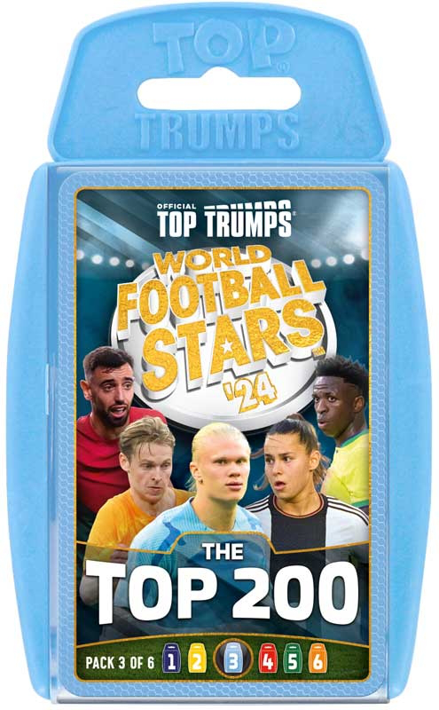 Winning moves top trumps world football stars 2024 card game, , medium-null
