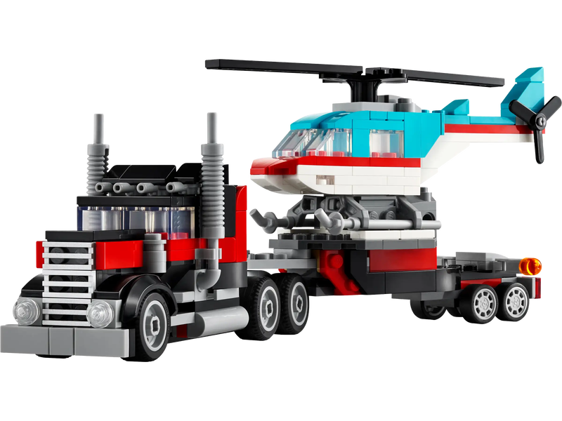Lego creator 31146 flatbed truck with helicopter image number null