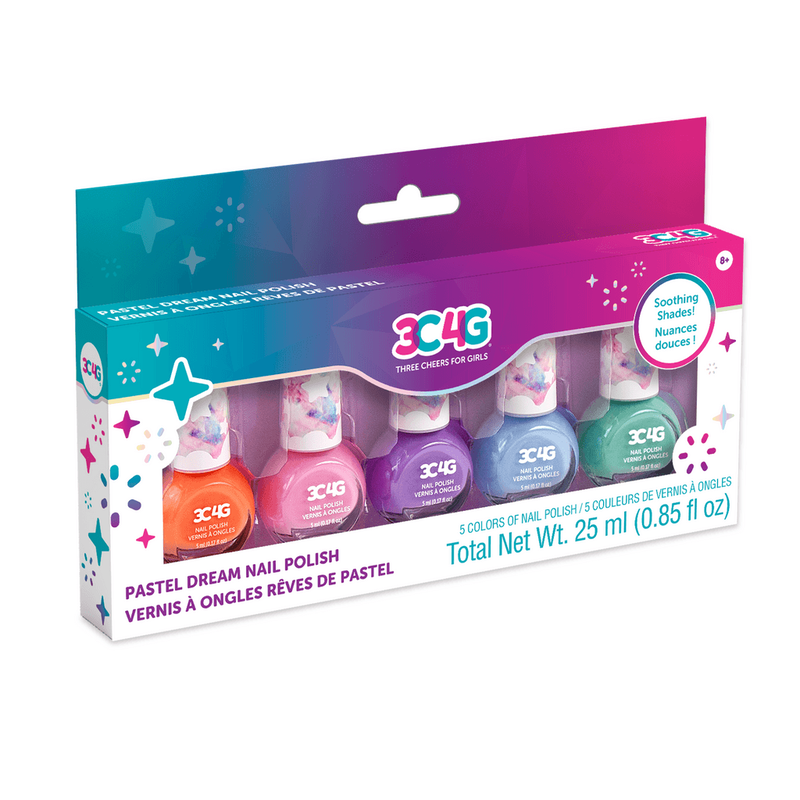Product image: Make it real 3c4G pastel dreams nail polish 5pk, , medium-null