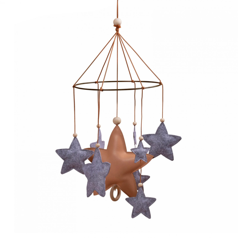 Filibabba music mobile - shooting star grey melange, , medium-null