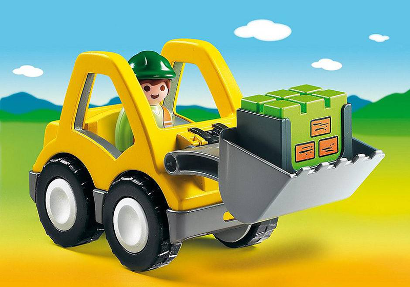 Playmobil 6775 1.2.3 excavator, , medium image number null