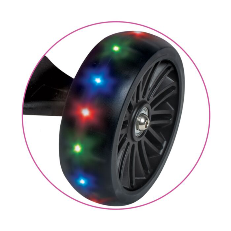 As shoko scooter x-speed led light 3wheel fuchsia 5y++, , medium image number null