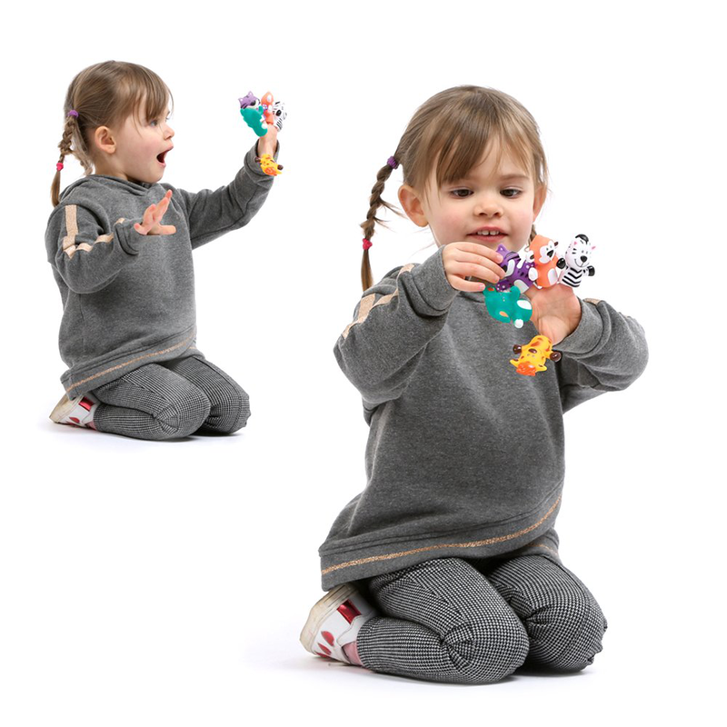 Safari animals finger puppets, , medium-null