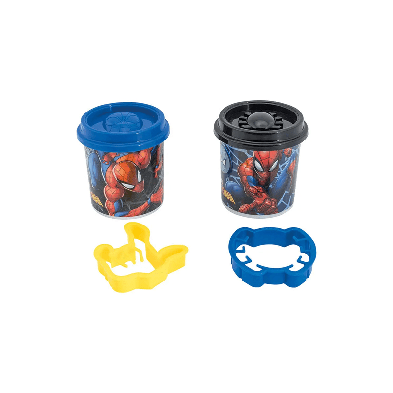Product image: Dough disney frozen & marvel spiderman set of 2 dough pots, , medium-null