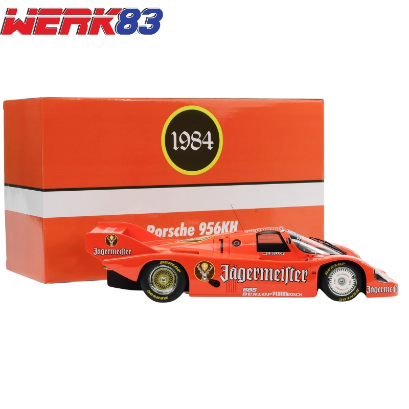 Werk83 1/12 1984 porsche 956k brun #1 stefan bellof 3rd 200 meilen norisring, orange, , medium-null