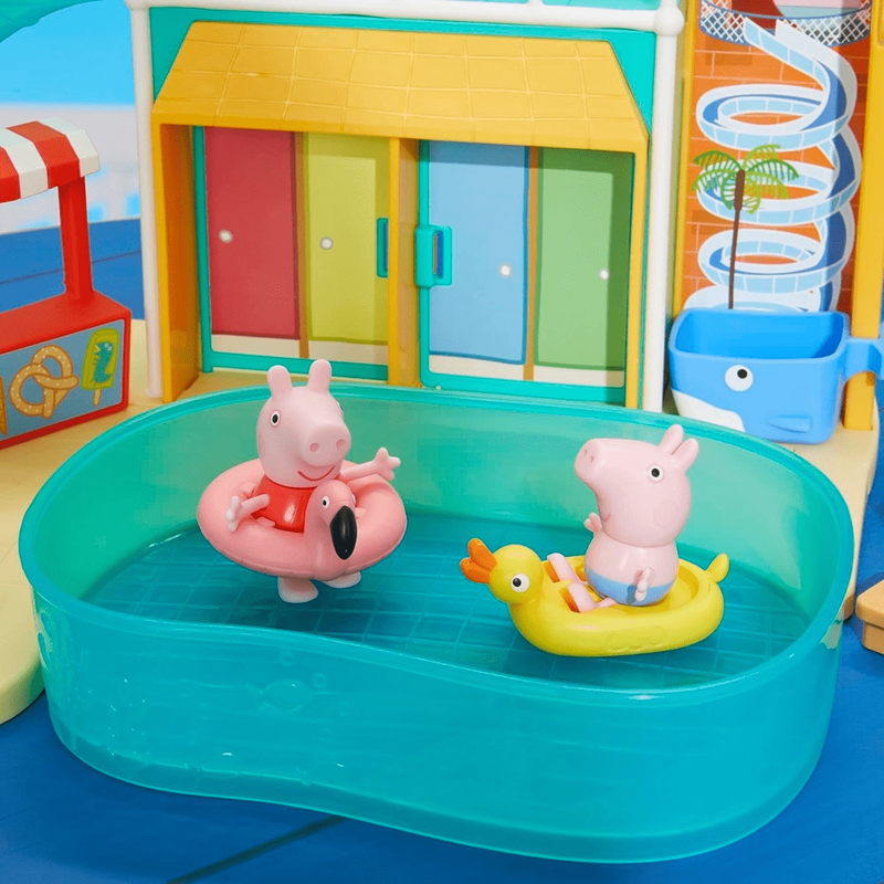 Peppa pig toys peppa's waterpark playset, , medium-null