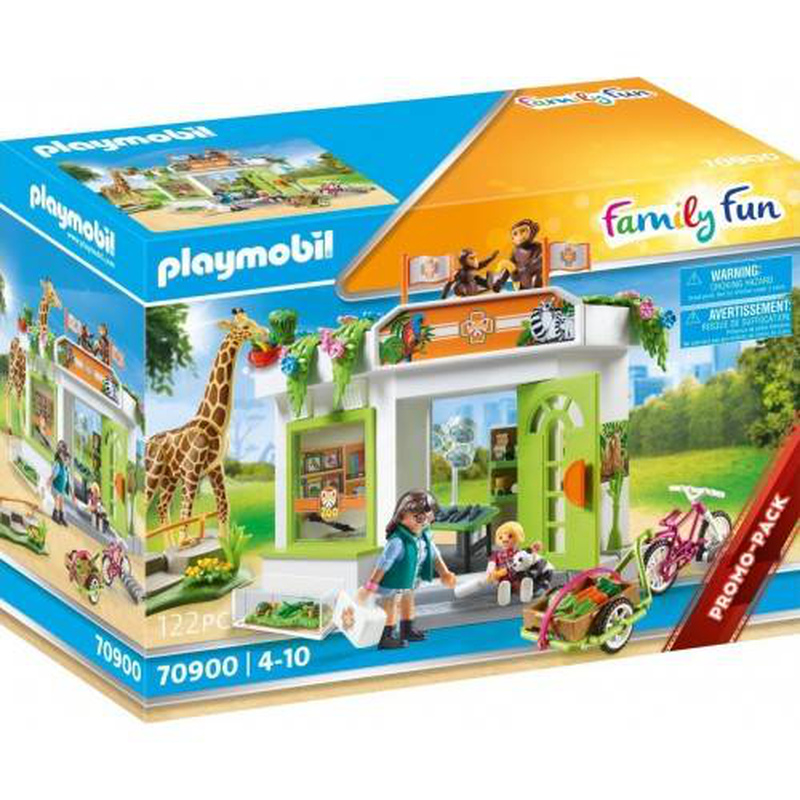 Playmobil 70900 family fun zoo veterinary practice, , medium-null