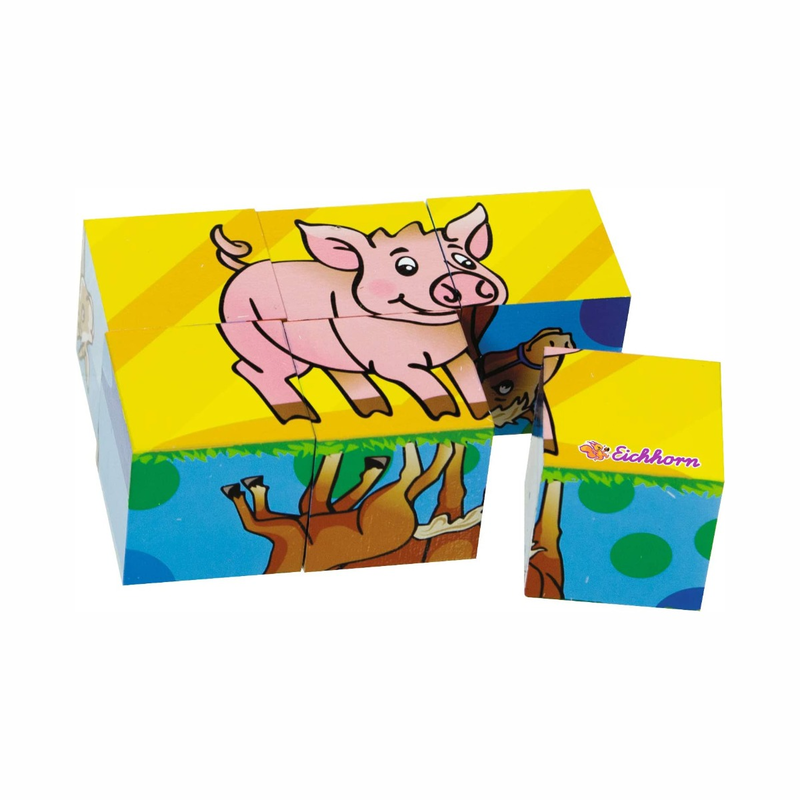 Wooden cube puzzle, , medium-null