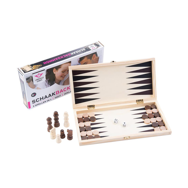 Chess/backgammon in foldable case - king 60mm, , medium-null