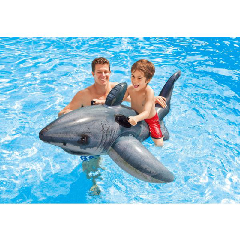 Ride on 68x42'' great wite shark, , medium-null