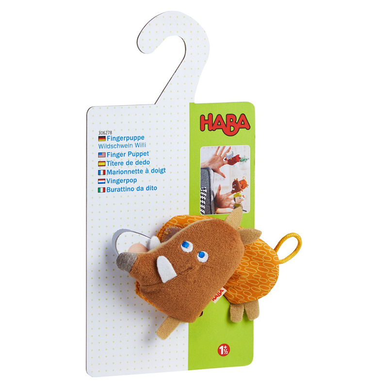 Haba finger puppet boar boris, , medium-null