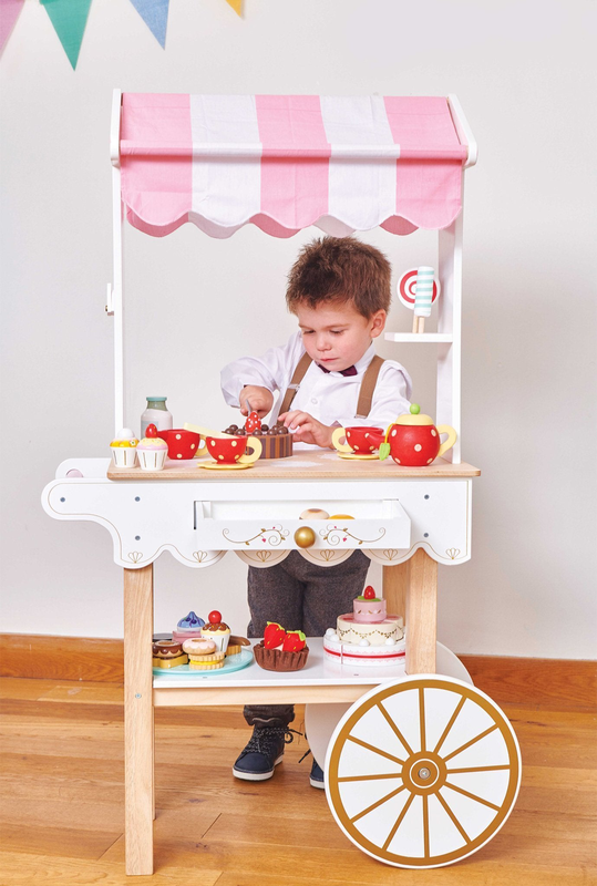 Tea & treats trolley by le toy van, , medium image number null